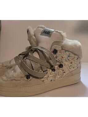 P448 Sneakers Womens Beige In Fur Size 7
